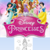 Princesses Coloring book